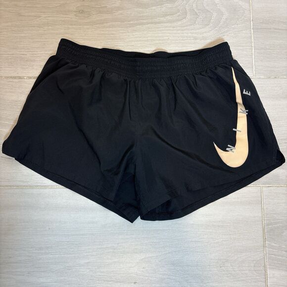 Nike tempo 3” Dri-Fit runningshorts big swoosh Gym Walking Activewear Size L - Picture 2 of 6